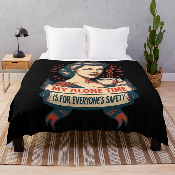 Item preview, My Alone Time is for Everyone’s Safety Funny Retro Coffee Design designed and sold by Victor Shadehorn.