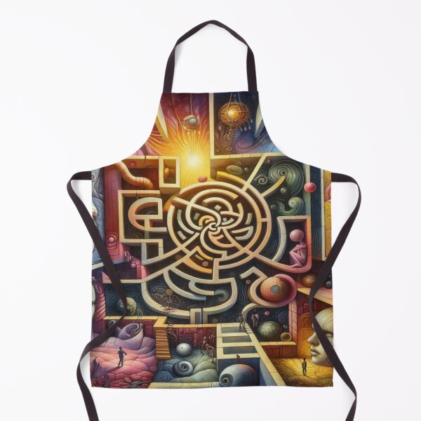 Item preview, Surrealist labyrinth of emotions – colors, perspectives and illusions in harmony designed and sold by FotoworldEdel.