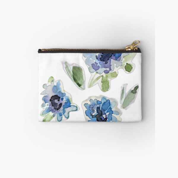 Item preview, Blue Watercolor Blossoms designed and sold by Kara Draws.