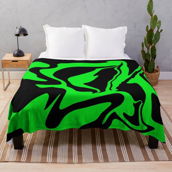 Item preview, Black & Green Liquid Swirl designed and sold by rainestore.