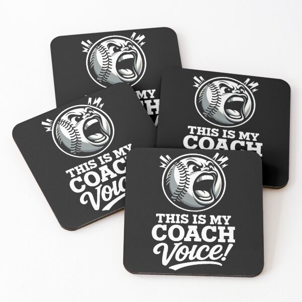 Item preview, This Is My Coach Voice Funny Yelling Baseball Sports Design	 designed and sold by Victor Shadehorn.