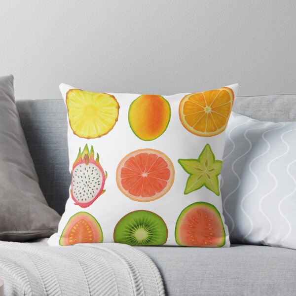 Item preview, Tropical Vibes Only – Exotic Fruit Aesthetic Print designed and sold by SpicyGraphicArt.