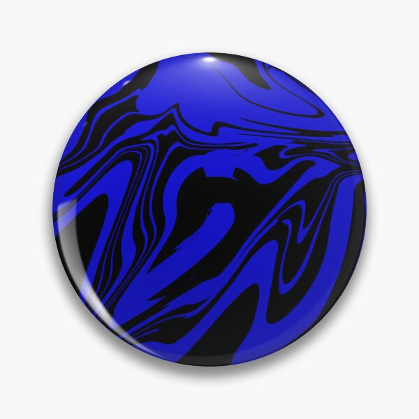 Aperçu de l'œuvre Tourbillon liquide noir et bleu créée et vendue par rainestore.
