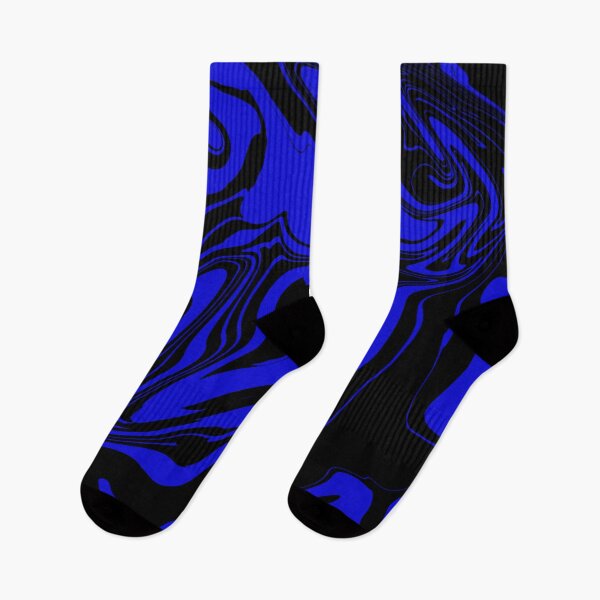 Item preview, Black & Blue Liquid Swirl designed and sold by rainestore.