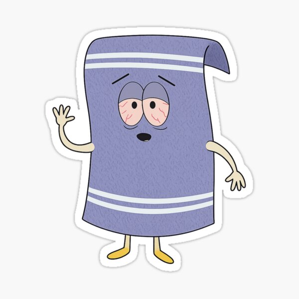 Item preview, Stoned Towel – Funny cartoon towel with red eyes designed and sold by Mythoros.