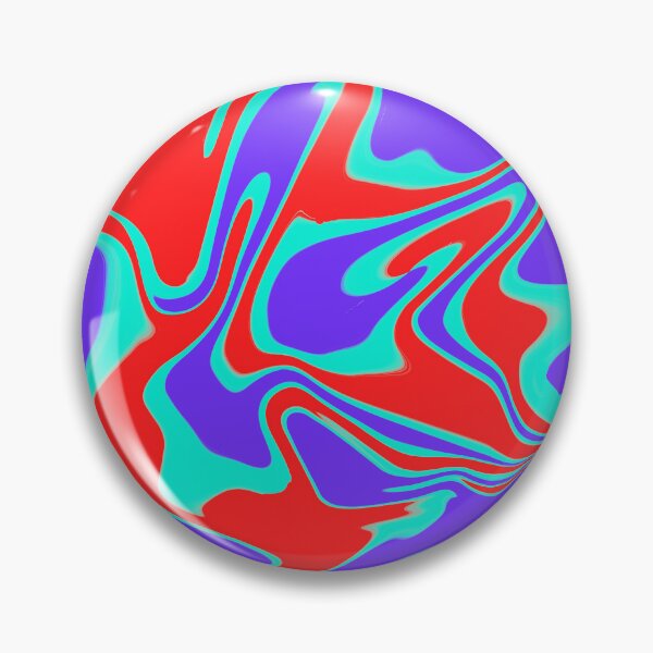 Item preview, Red, Purple, & Turquoise Liquid Swirl designed and sold by rainestore.