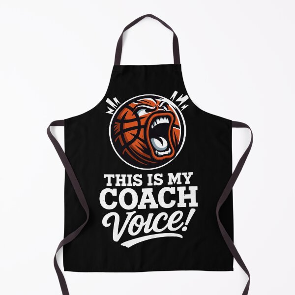 Item preview, This Is My Coach Voice Funny Yelling Basketball Design designed and sold by Victor Shadehorn.