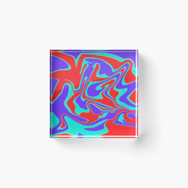 Item preview, Red, Purple, & Turquoise Liquid Swirl designed and sold by rainestore.