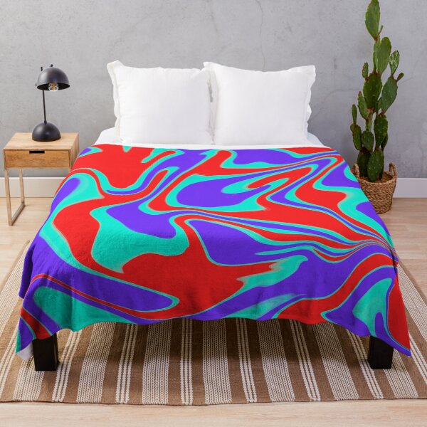 Item preview, Red, Purple, & Turquoise Liquid Swirl designed and sold by rainestore.
