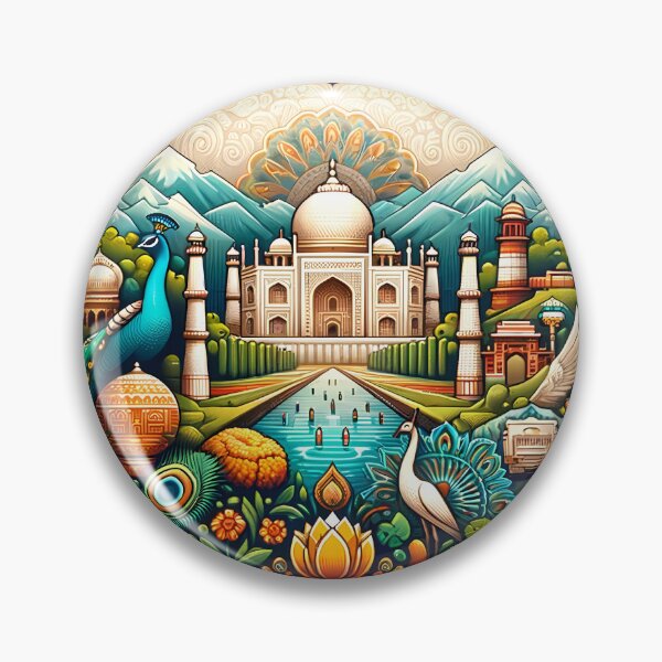 Item preview, Inspiring India - Stamp designed and sold by StampGPT.