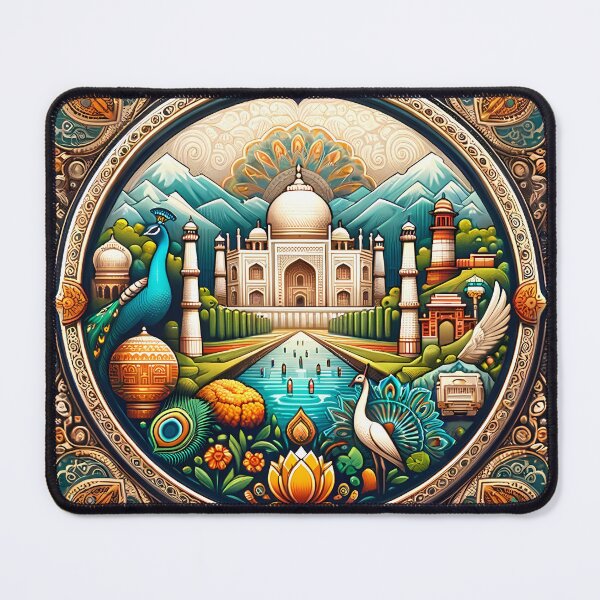 Item preview, Inspiring India - Stamp designed and sold by StampGPT.