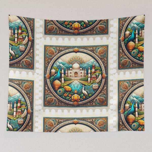Item preview, Inspiring India - Stamp designed and sold by StampGPT.