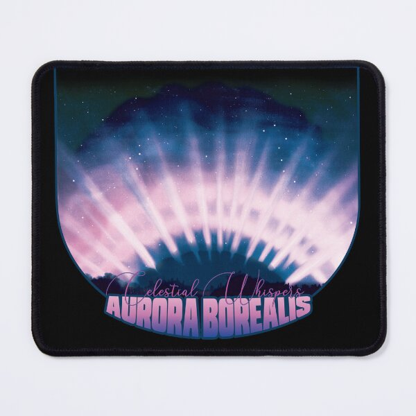 Item preview, Celestial Whispers Aurora Borealis Art Print | Pink & Purple Northern Lights, Ursa Major & Minor Constellations designed and sold by Starpuffdesign.