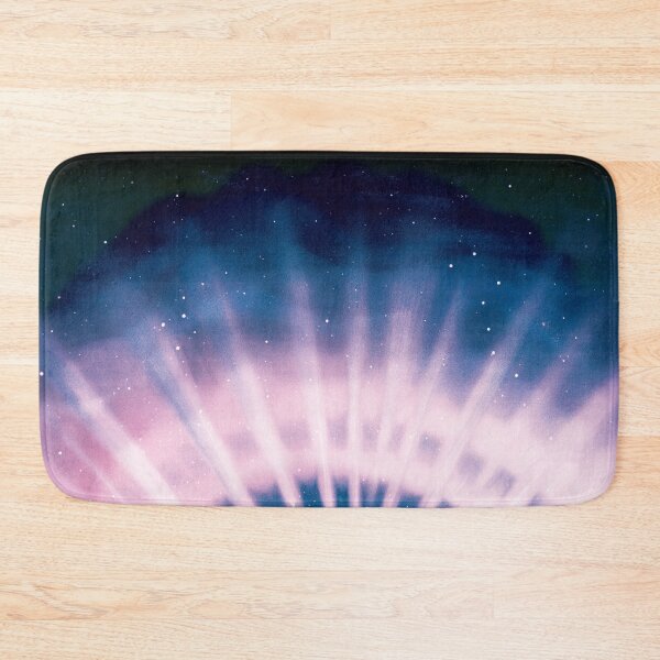 Item preview, Celestial Whispers Aurora Borealis Art Print | Pink & Purple Northern Lights, Ursa Major & Minor Constellations designed and sold by Starpuffdesign.