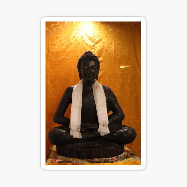 Item preview, A serene Buddha statue in a meditative pose  designed and sold by Anupriya1294.