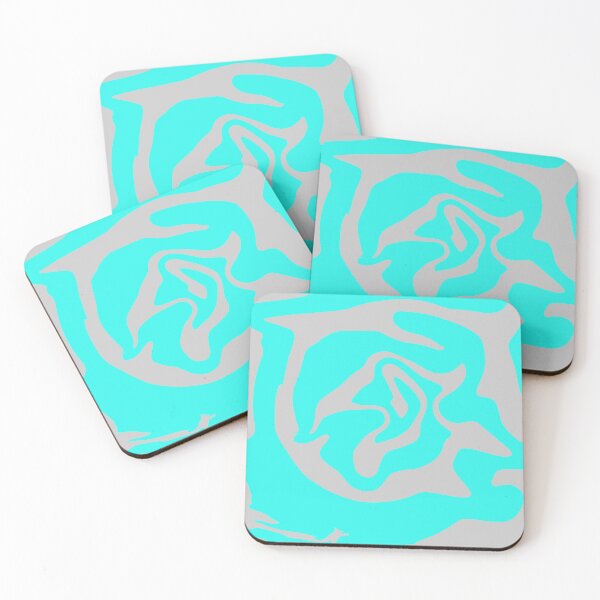 Item preview, Silver & Turquoise Liquid Swirl designed and sold by rainestore.