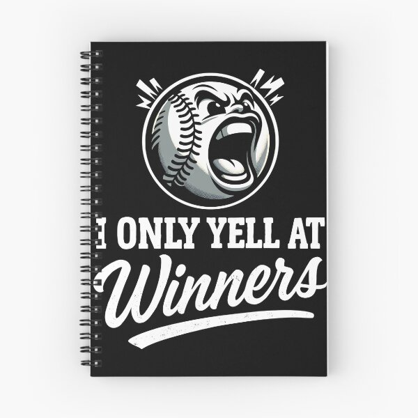Item preview, I Only Yell at Winners Funny Baseball Coach Motivational Design	 designed and sold by Victor Shadehorn.