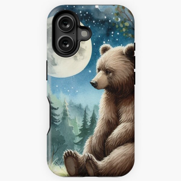 Item preview, Brown bear and the moon designed and sold by Nalin2445.