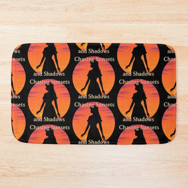 Item preview, Chasing Sunsets and Shadows Elegant Silhouette Sunset Design designed and sold by TeeTimeTreasure.