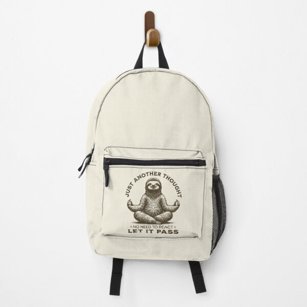 Item preview, Just Another Thought Let It Pass Peaceful Sloth Mindfulness designed and sold by KLArtzStore.