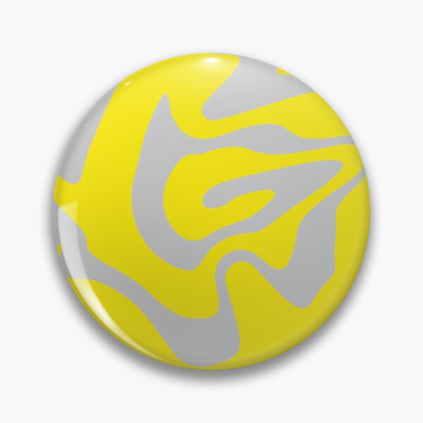 Item preview, Silver & Yellow Liquid Swirl designed and sold by rainestore.