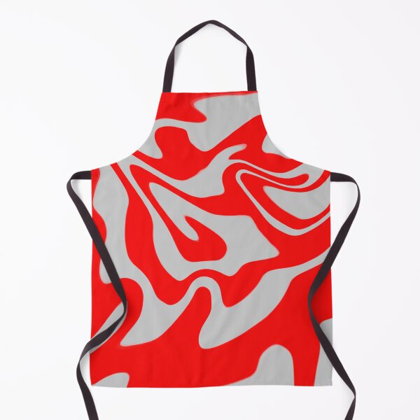 Item preview, Silver & Red Liquid Swirl designed and sold by rainestore.