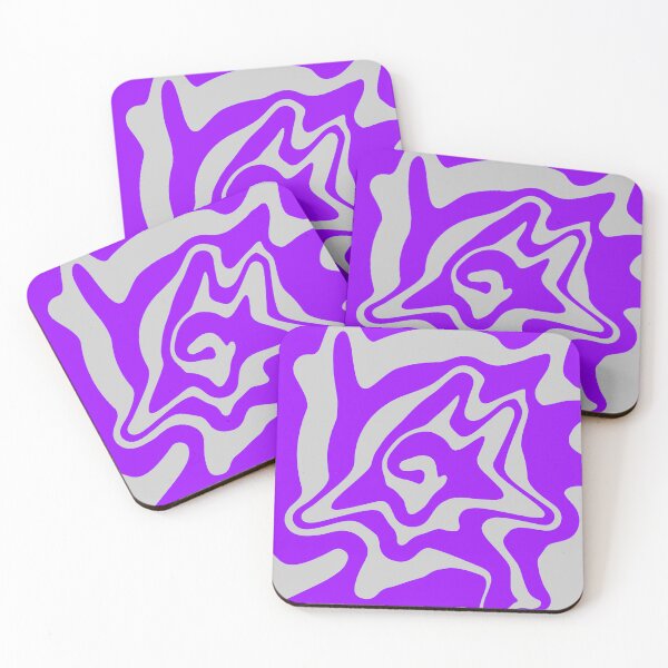 Item preview, Silver & Purple Liquid Swirl designed and sold by rainestore.