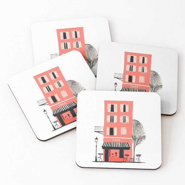 Item preview, parisian cafe designed and sold by Ramona-Gliga.