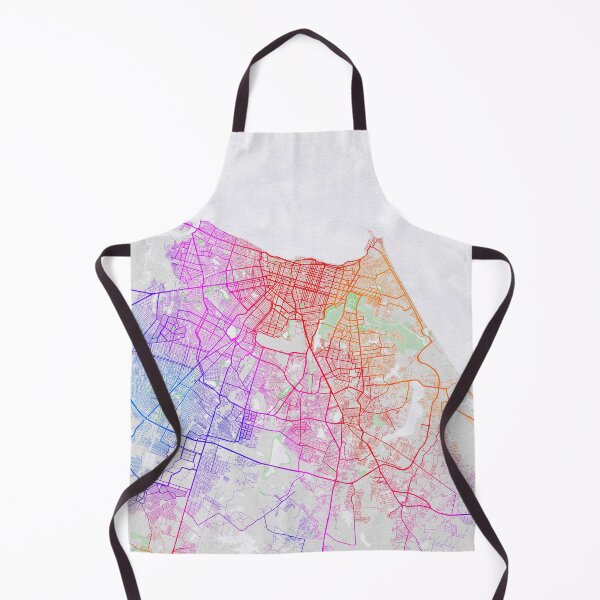 Item preview, Fortaleza City Map of Ceara, Brazil - Colorful designed and sold by deMAP.