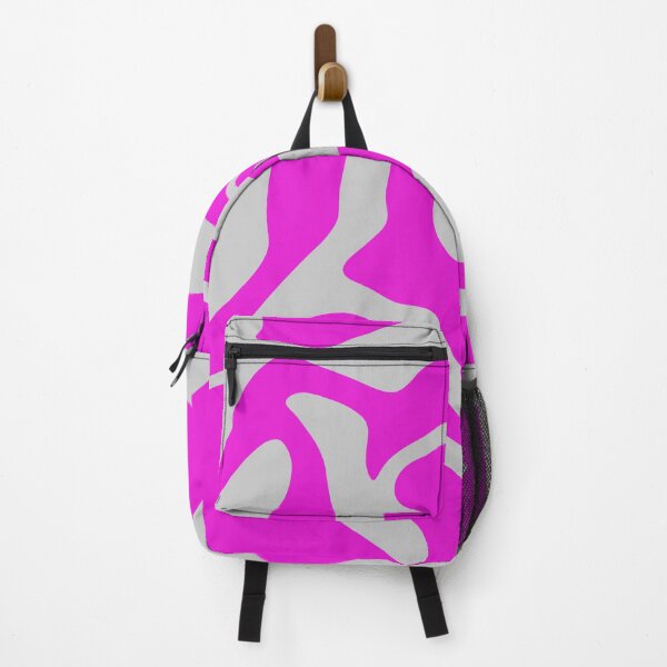 Item preview, Silver & Hot Pink Liquid Swirl designed and sold by rainestore.
