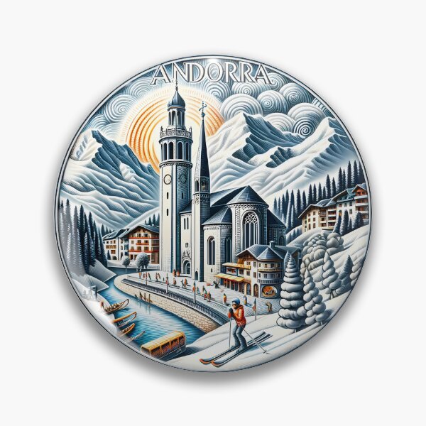 Item preview, Amazing Andorra: Jewel of the Pyrenees - Stamp designed and sold by StampGPT.