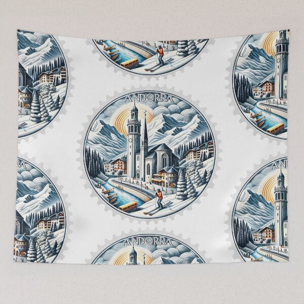 Item preview, Amazing Andorra: Jewel of the Pyrenees - Stamp designed and sold by StampGPT.