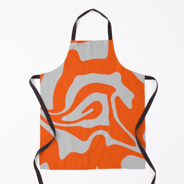 Item preview, Silver & Orange Liquid Swirl designed and sold by rainestore.