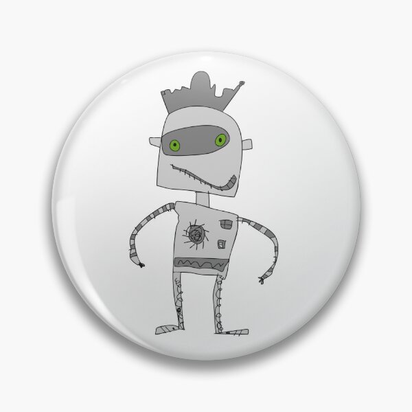 Artikelvorschau, Handgezeichneter Roboter von meinem Sohn Spencer entworfen und verkauft von FourAcreFarm.