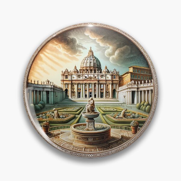 Item preview, Sacred Vatican City: Heart of the Catholic World - Stamp designed and sold by StampGPT.