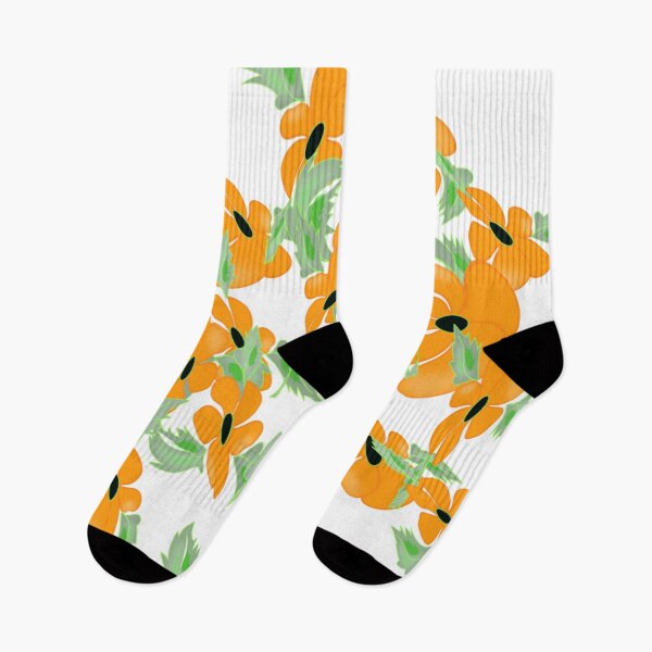 Item preview, Vibrant Orange Floral Pattern designed and sold by Nature  Nblossom.