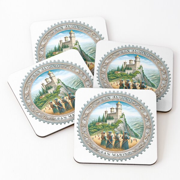 Item preview, Stunning San Marino: Oldest Republic in the World - Stamp designed and sold by StampGPT.
