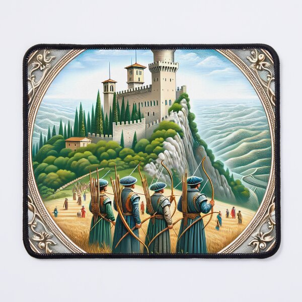 Item preview, Stunning San Marino: Oldest Republic in the World - Stamp designed and sold by StampGPT.