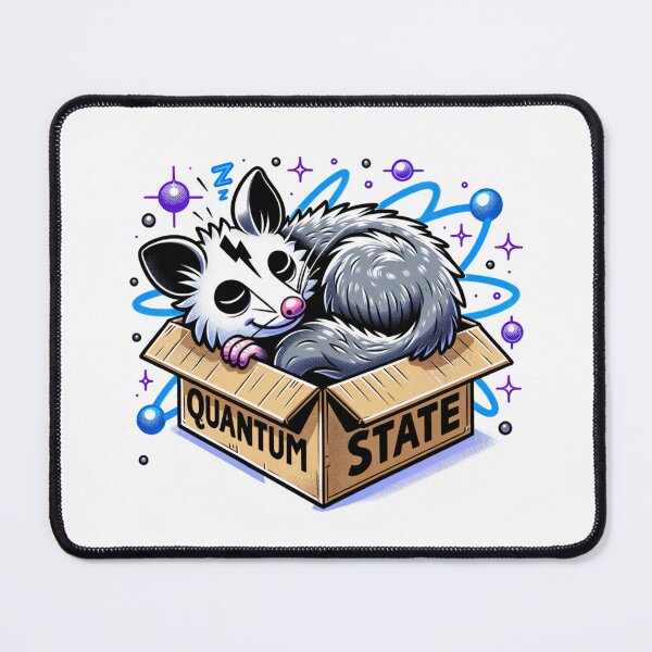 Item preview, Quantum Possum — Both Asleep and Awake | Schrödinger Parody Tee designed and sold by MTeesGA.
