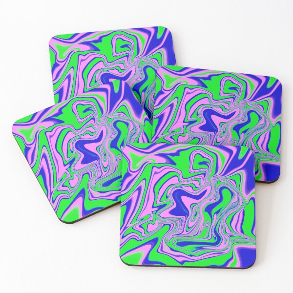 Item preview, Green, Blue, & Bubblegum Pink Liquid Swirl designed and sold by rainestore.