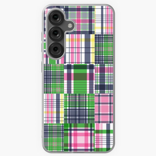 Item preview, Summer Plaid Pink Madras Patchwork designed and sold by emrdesigns.