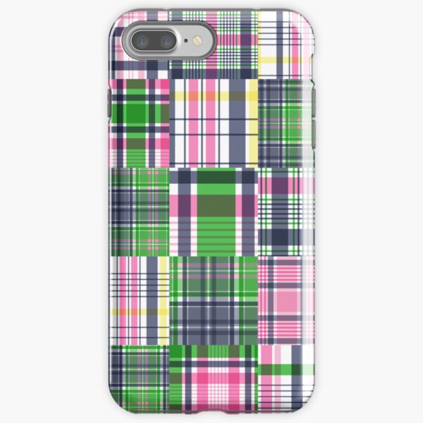 Item preview, Summer Plaid Pink Madras Patchwork designed and sold by emrdesigns.