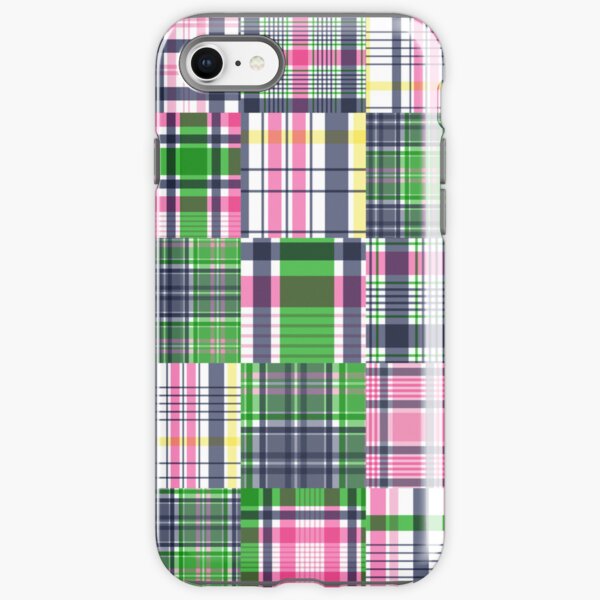 Item preview, Summer Plaid Pink Madras Patchwork designed and sold by emrdesigns.