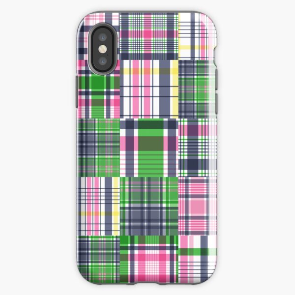 Item preview, Summer Plaid Pink Madras Patchwork designed and sold by emrdesigns.
