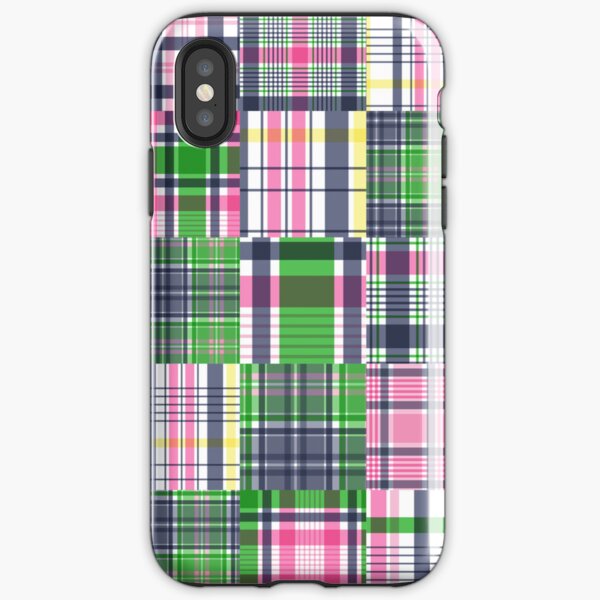 Item preview, Summer Plaid Pink Madras Patchwork designed and sold by emrdesigns.