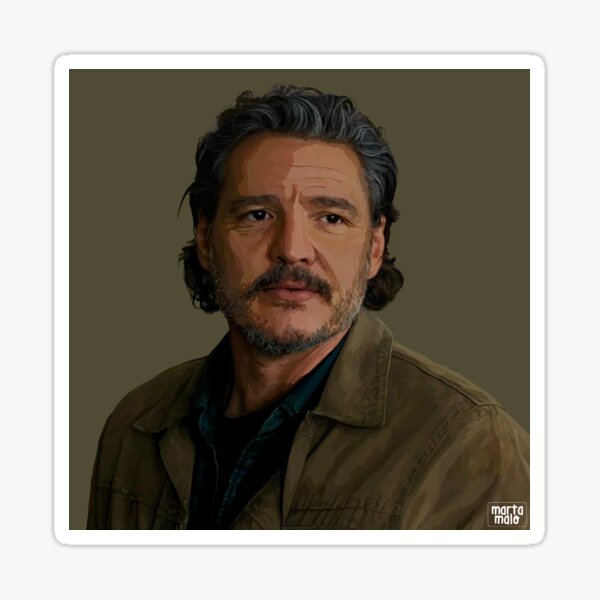 Aperçu de l'œuvre Pedro Pascal | Joel Miller (Le Dernier d'entre nous) créée et vendue par martamaloart.