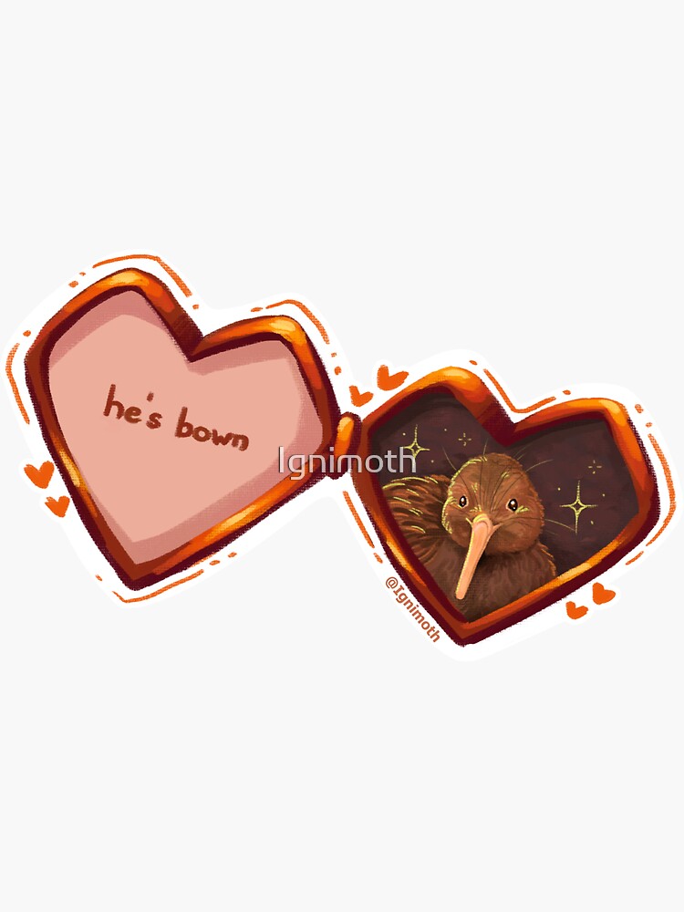 Thumbnail 3 of 3, Sticker, He's Bown designed and sold by Ignimoth.