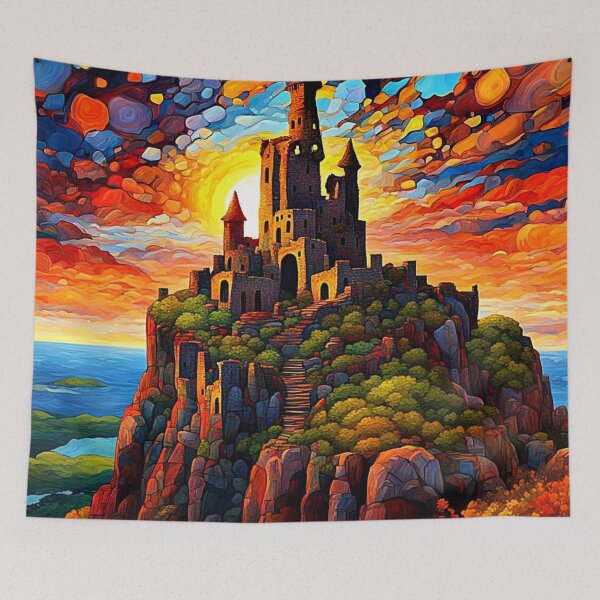 Item preview, The Isolated Castle 8 designed and sold by George Hutton Hunter.