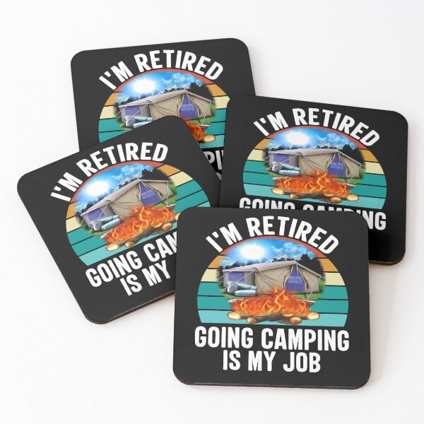 Item preview, Happy Camper Happy Camper I’m Retired Going Camping Is My Job designed and sold by fantasticdesign.