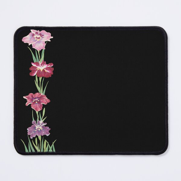 Item preview, Japanese Vintage Watercolor Illustration of 4 Iris Flowers designed and sold by Starpuffdesign.